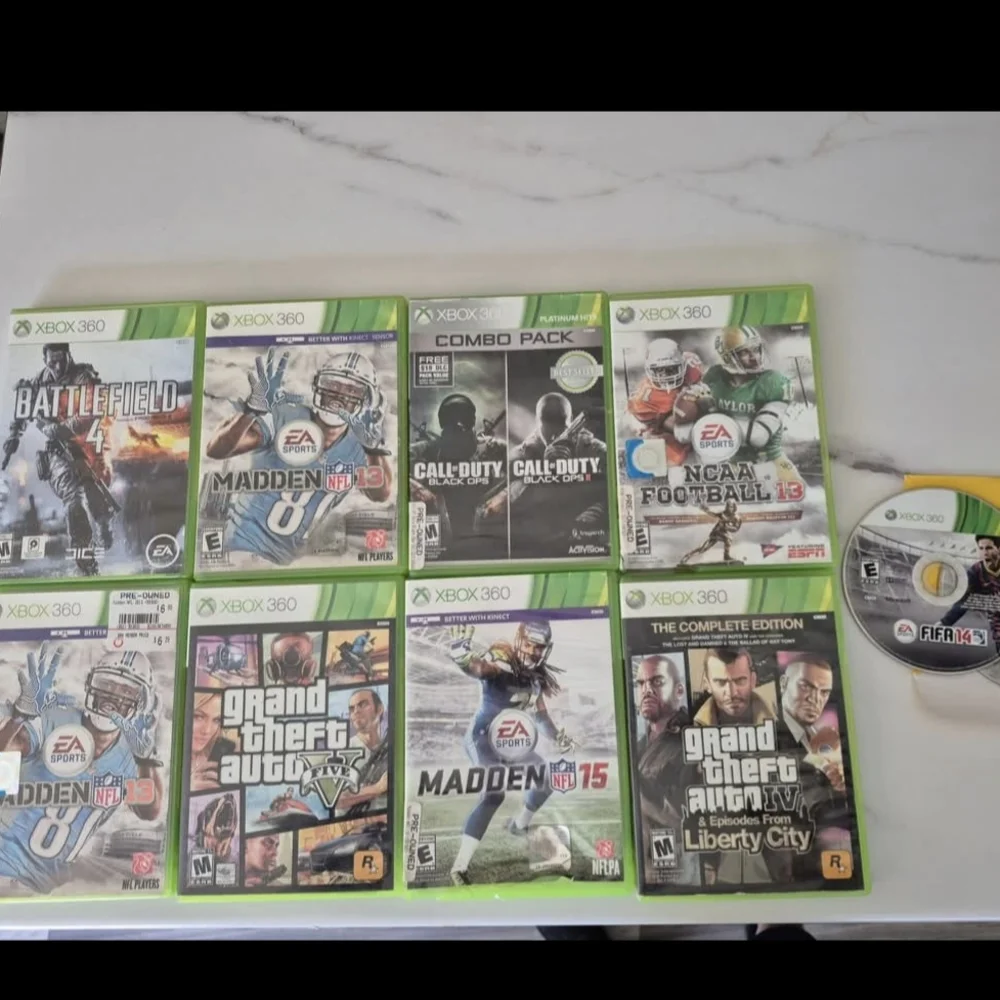 Xbox 360 Console Bundle with Games
